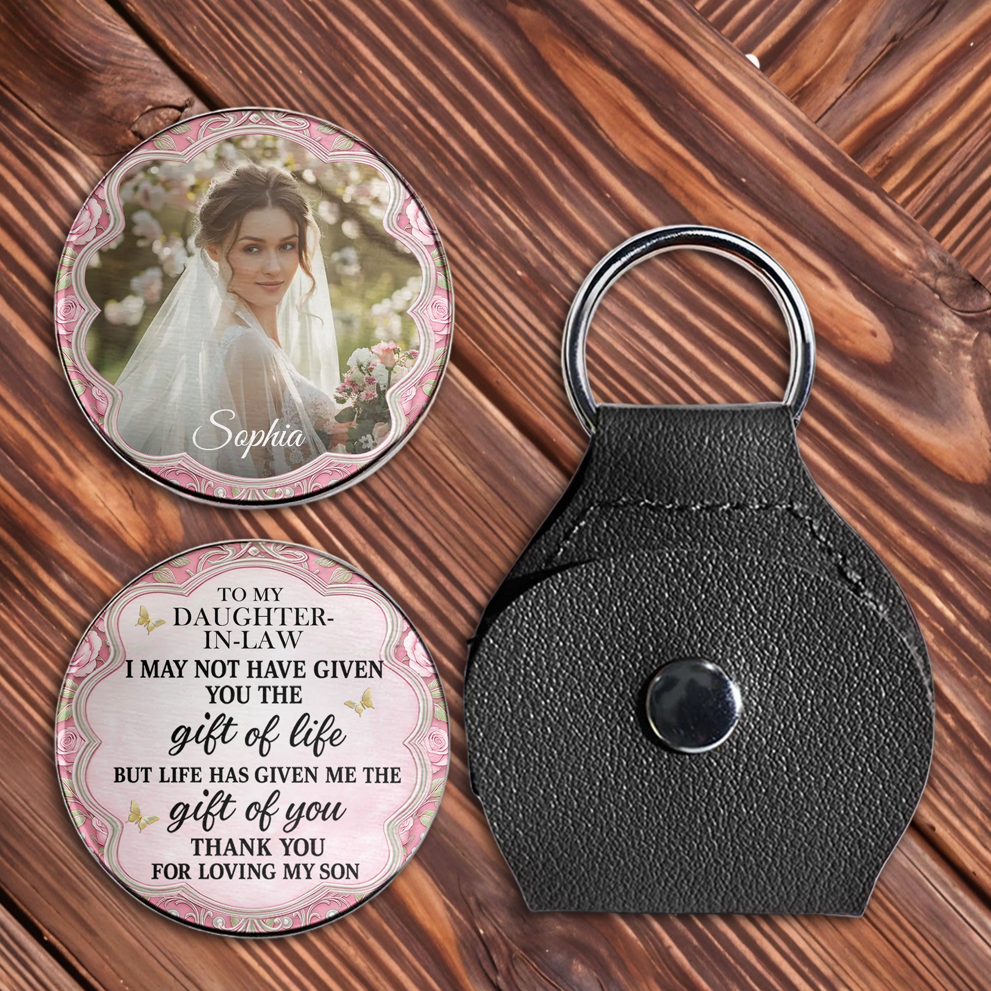 To My Daughter-In-Law, Thank You for Loving My Son, Flowers