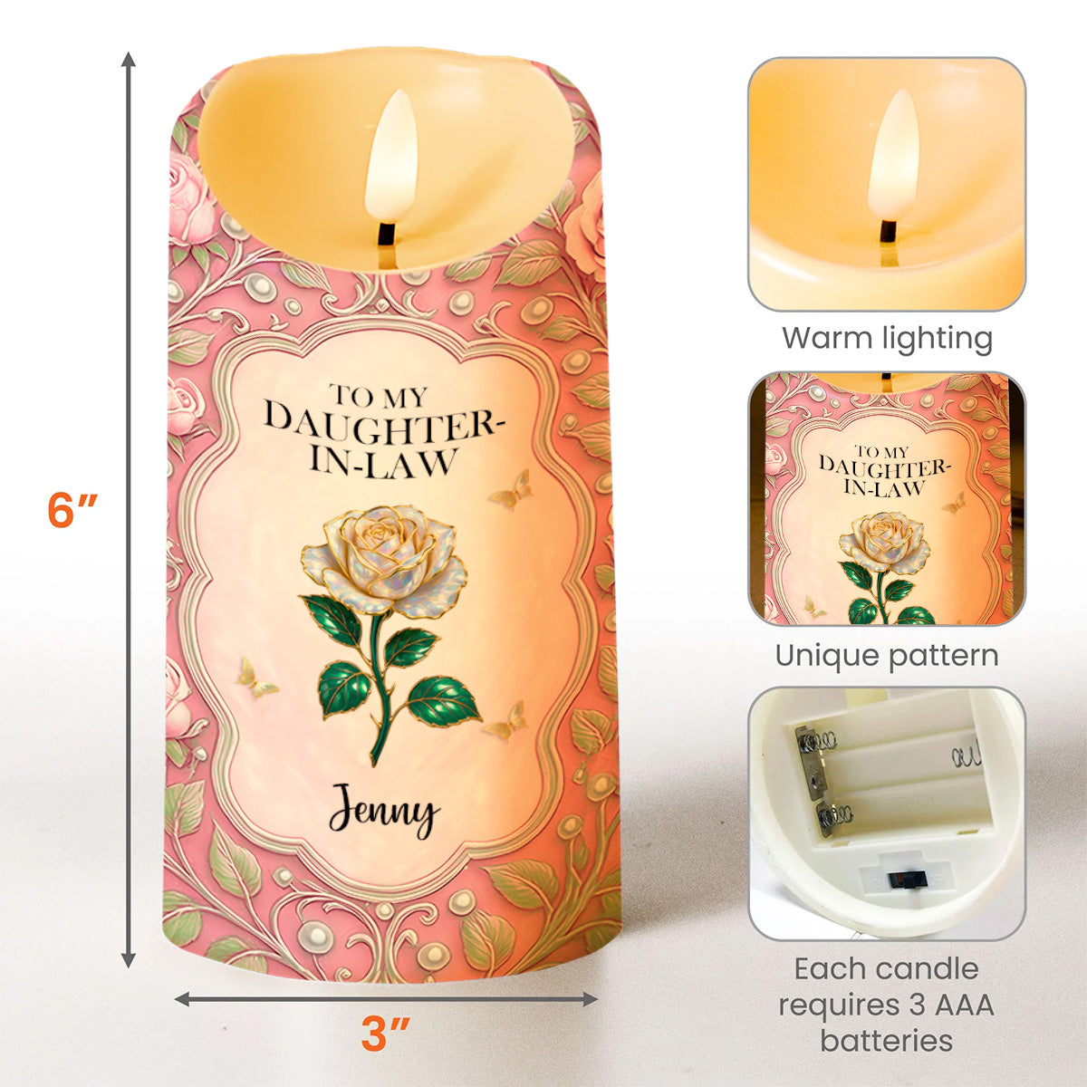 To My Daughter-In-Law, Gift Of Life, Flower And Butterflies Design