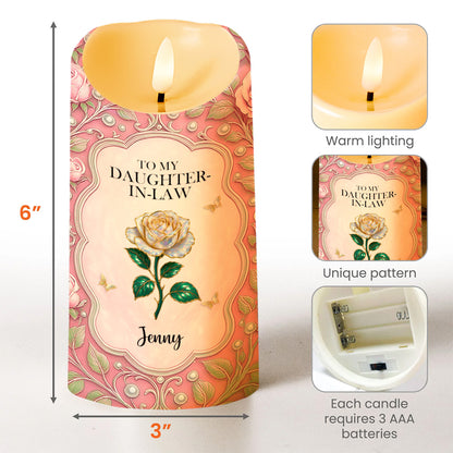 To My Daughter-In-Law, Gift Of Life, Flower And Butterflies Design