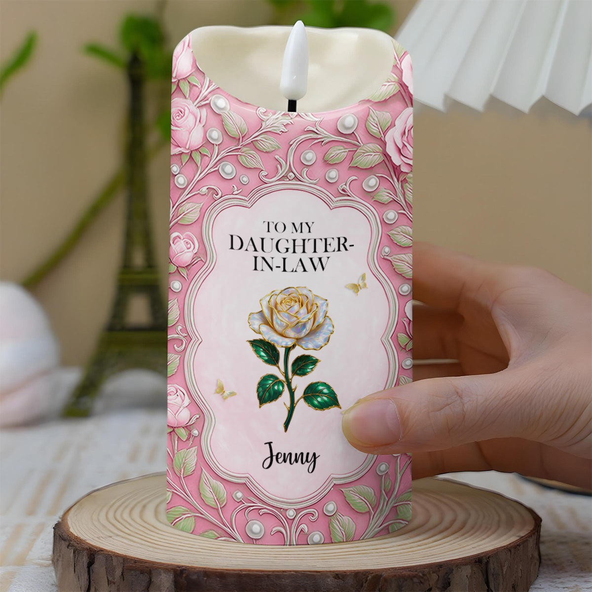 To My Daughter-In-Law, Gift Of Life, Flower And Butterflies Design