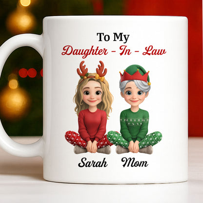 To My Daughter-In-Law, Thank You For Loving My Son, Christmas Reindeer Antlers