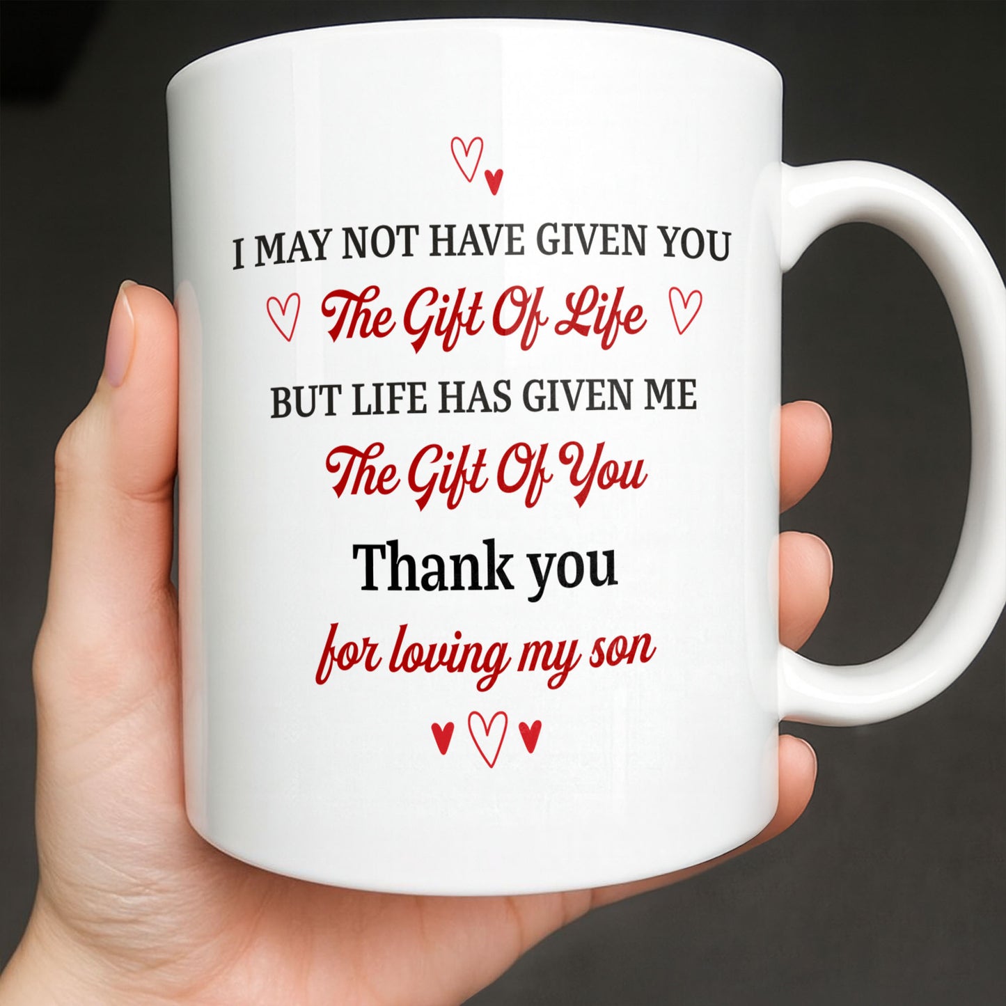 To My Daughter-In-Law, Thank You For Loving My Son, Christmas Reindeer Antlers