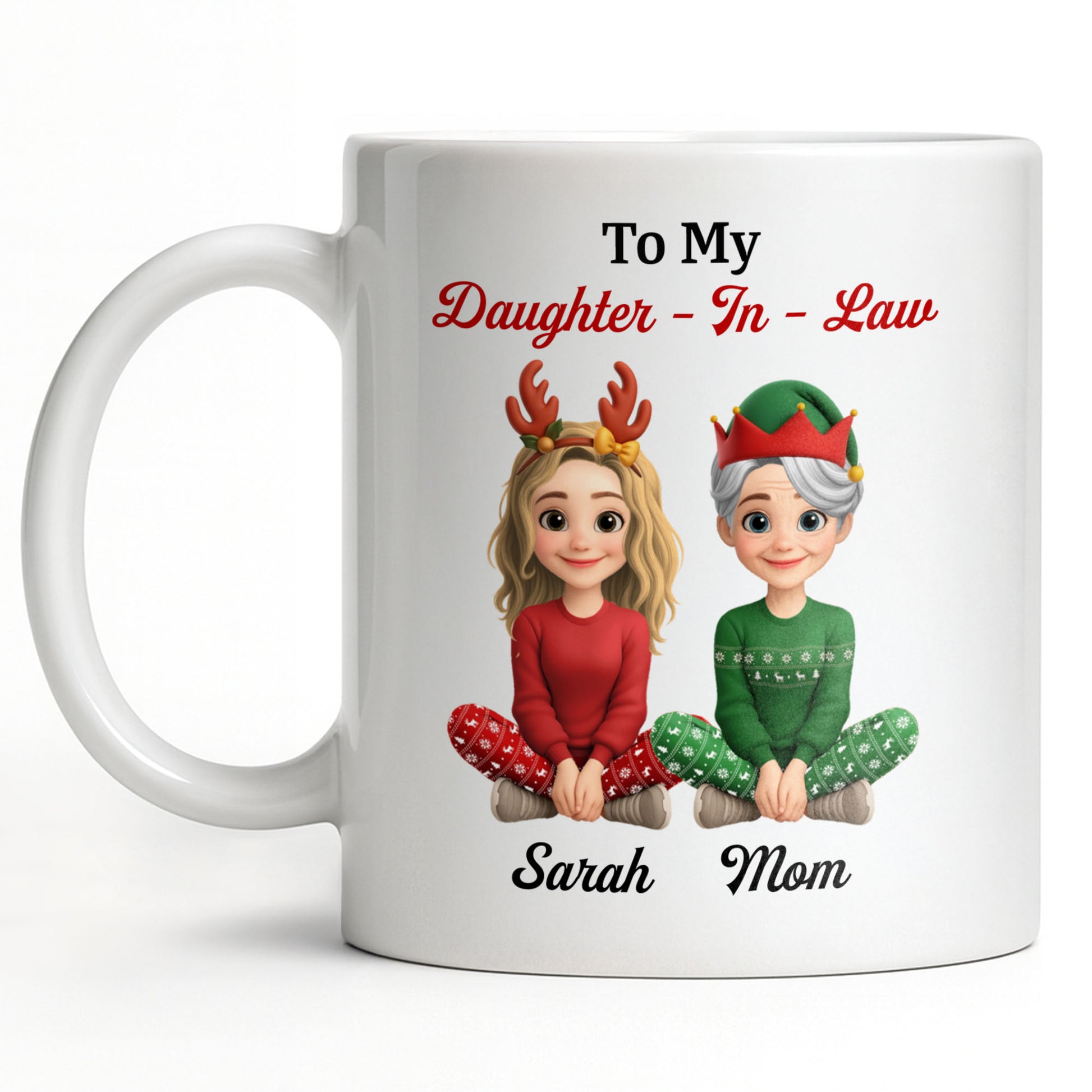 To My Daughter-In-Law, Thank You For Loving My Son, Christmas Reindeer Antlers