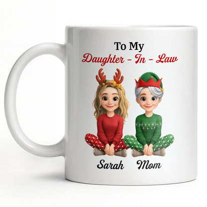 To My Daughter-In-Law, Thank You For Loving My Son, Christmas Reindeer Antlers