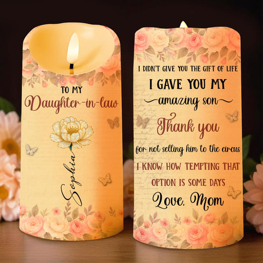 To My Daughter-In-Law, Thank You, Flowers and Butterflies