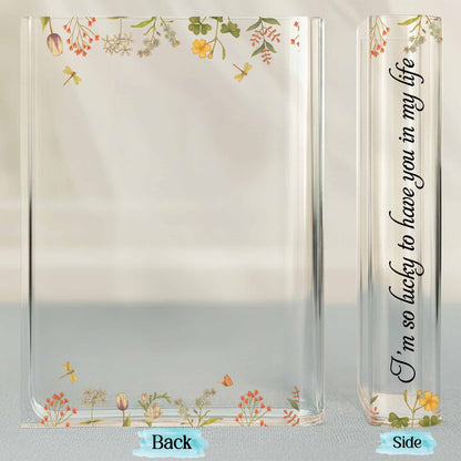 Watching You Be a Mom, Flowers and Butterfly Design