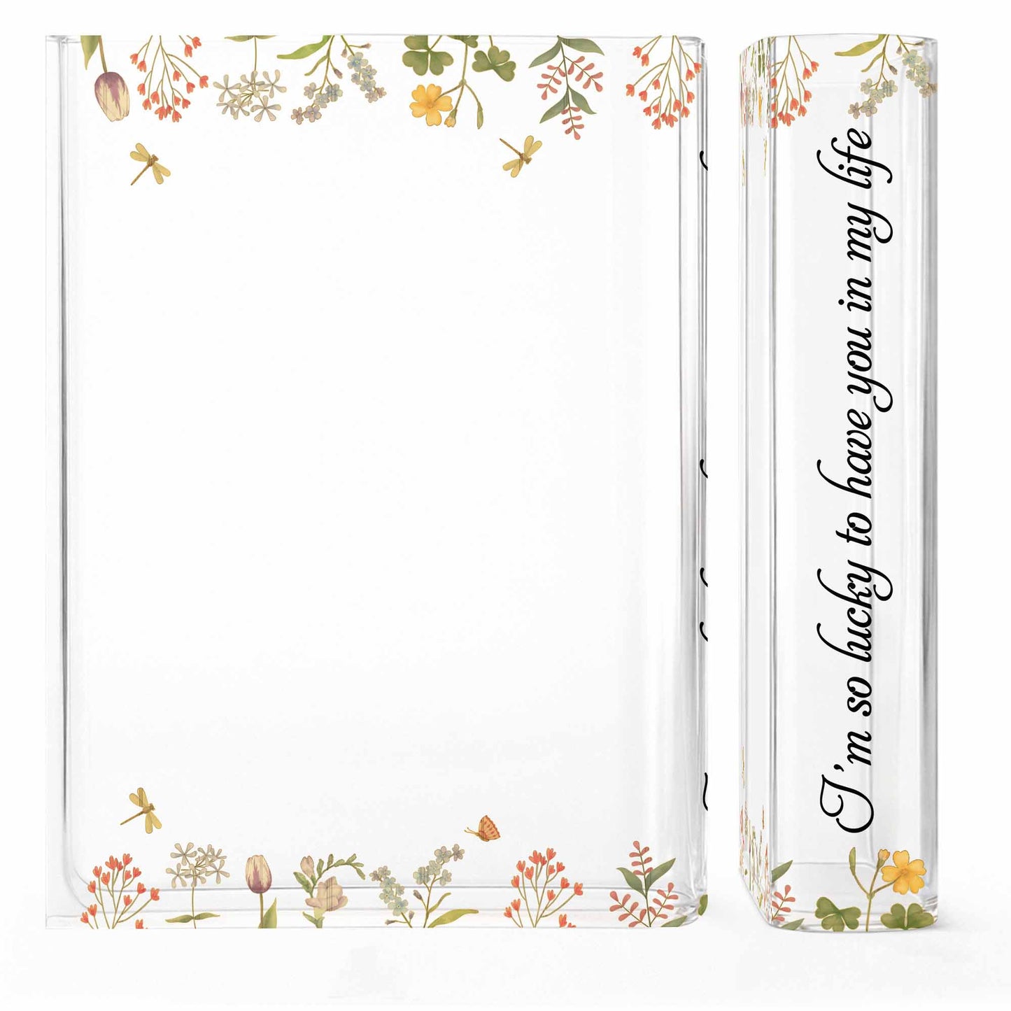 Watching You Be a Mom, Flowers and Butterfly Design