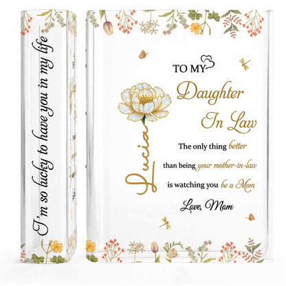 Watching You Be a Mom, Flowers and Butterfly Design