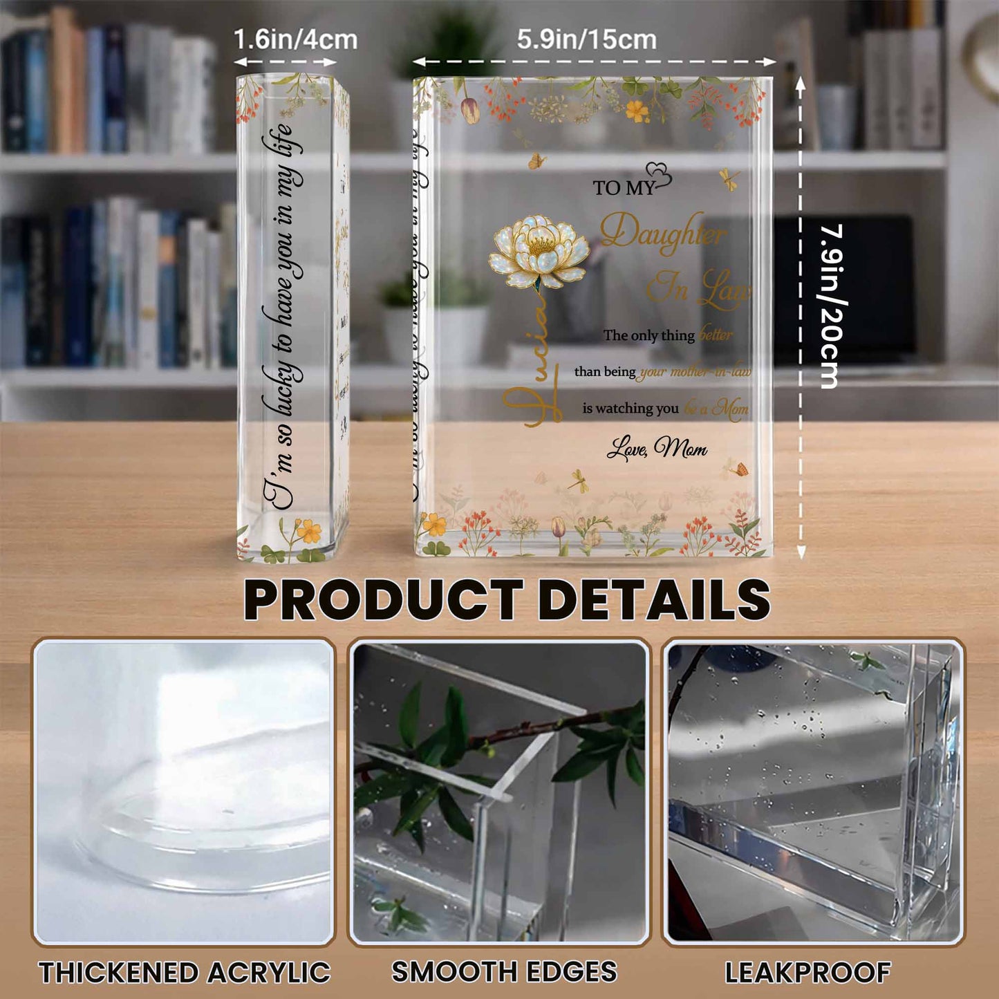 Watching You Be a Mom, Flowers and Butterfly Design