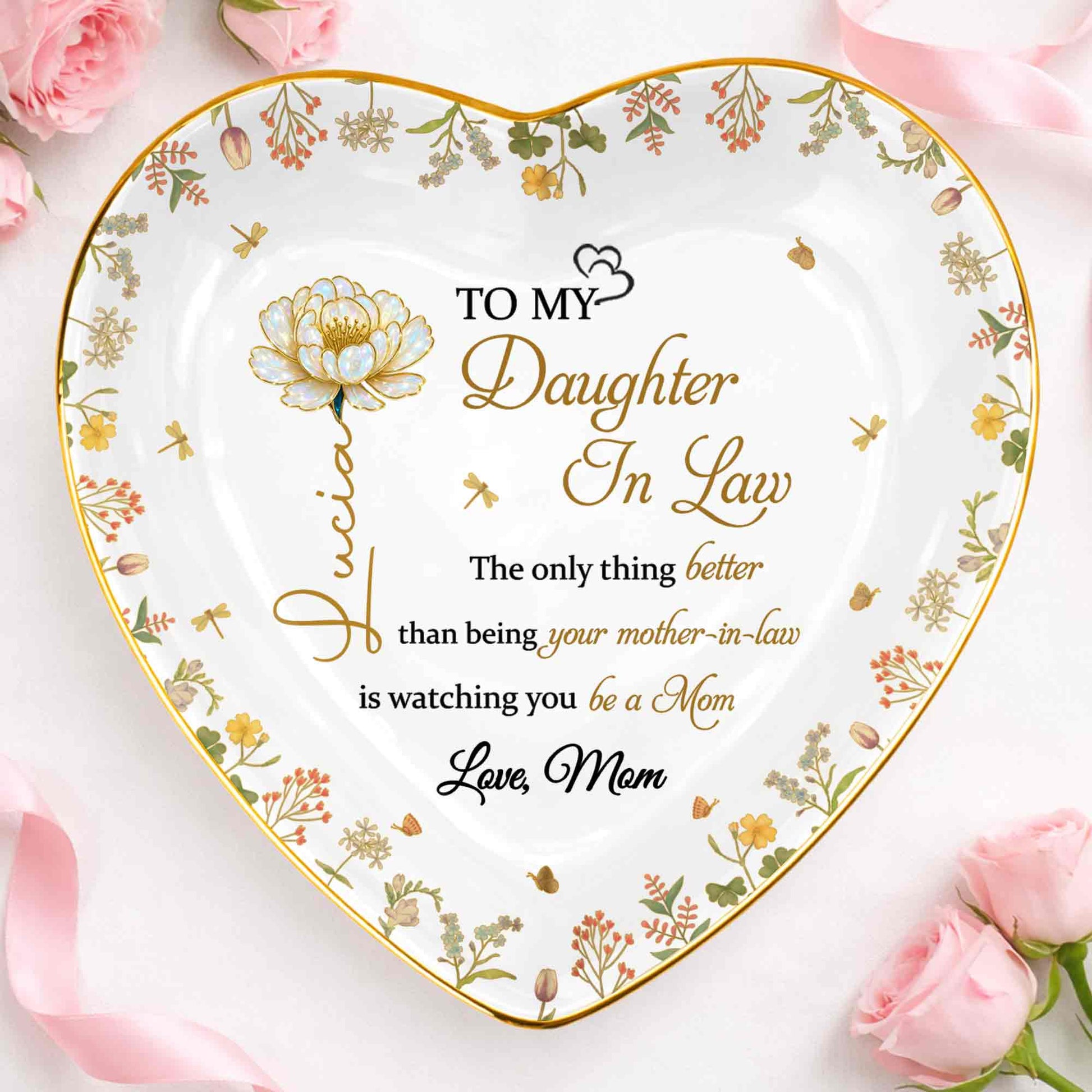 To My Daughter In Law Watching You Be A Mom Flower