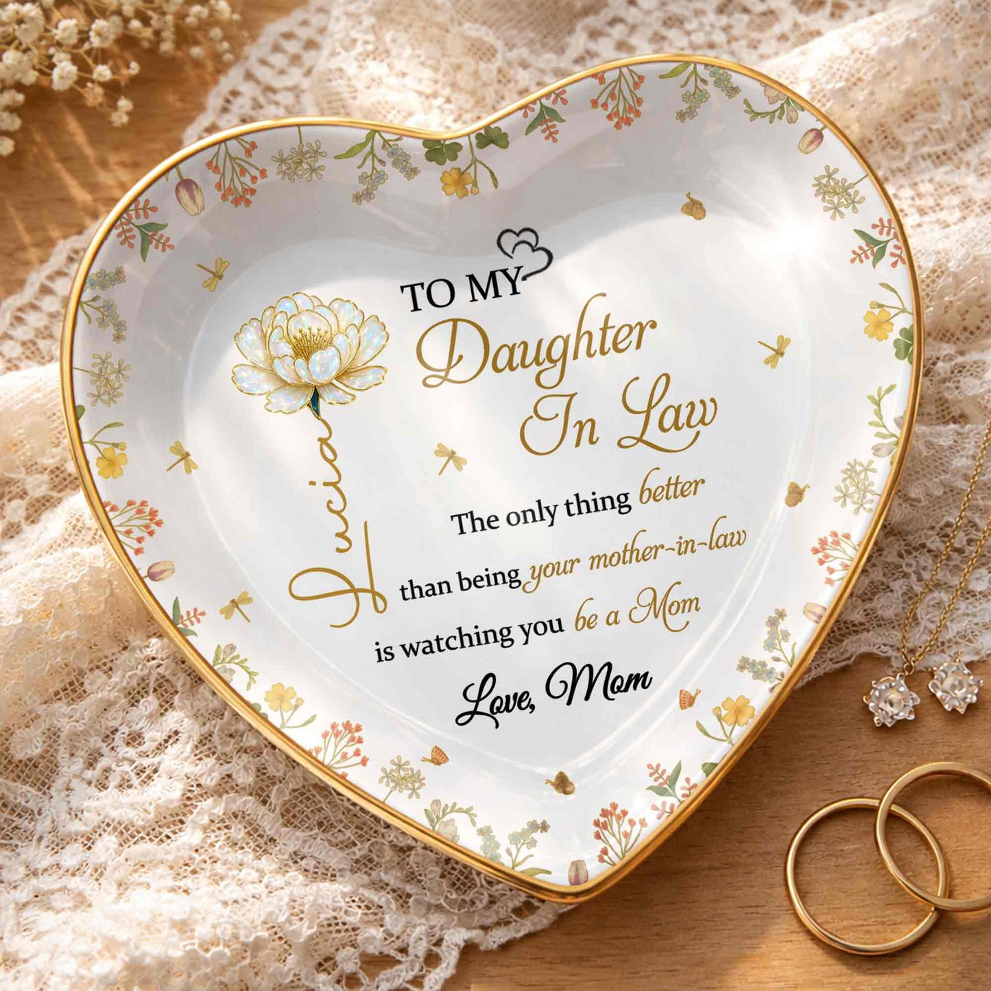 To My Daughter In Law Watching You Be A Mom Flower