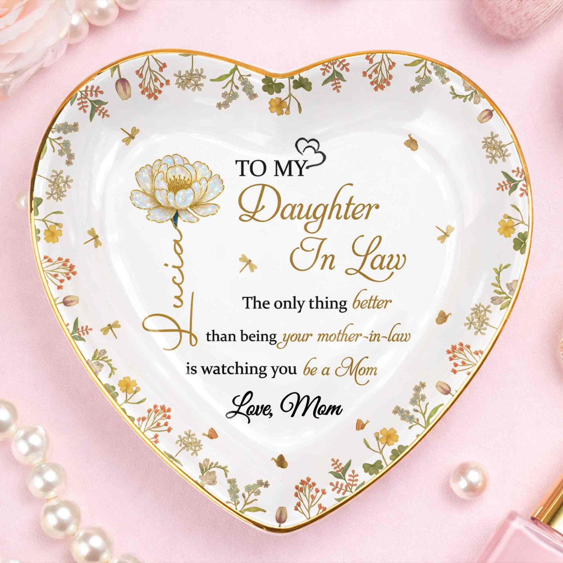 To My Daughter In Law Watching You Be A Mom Flower