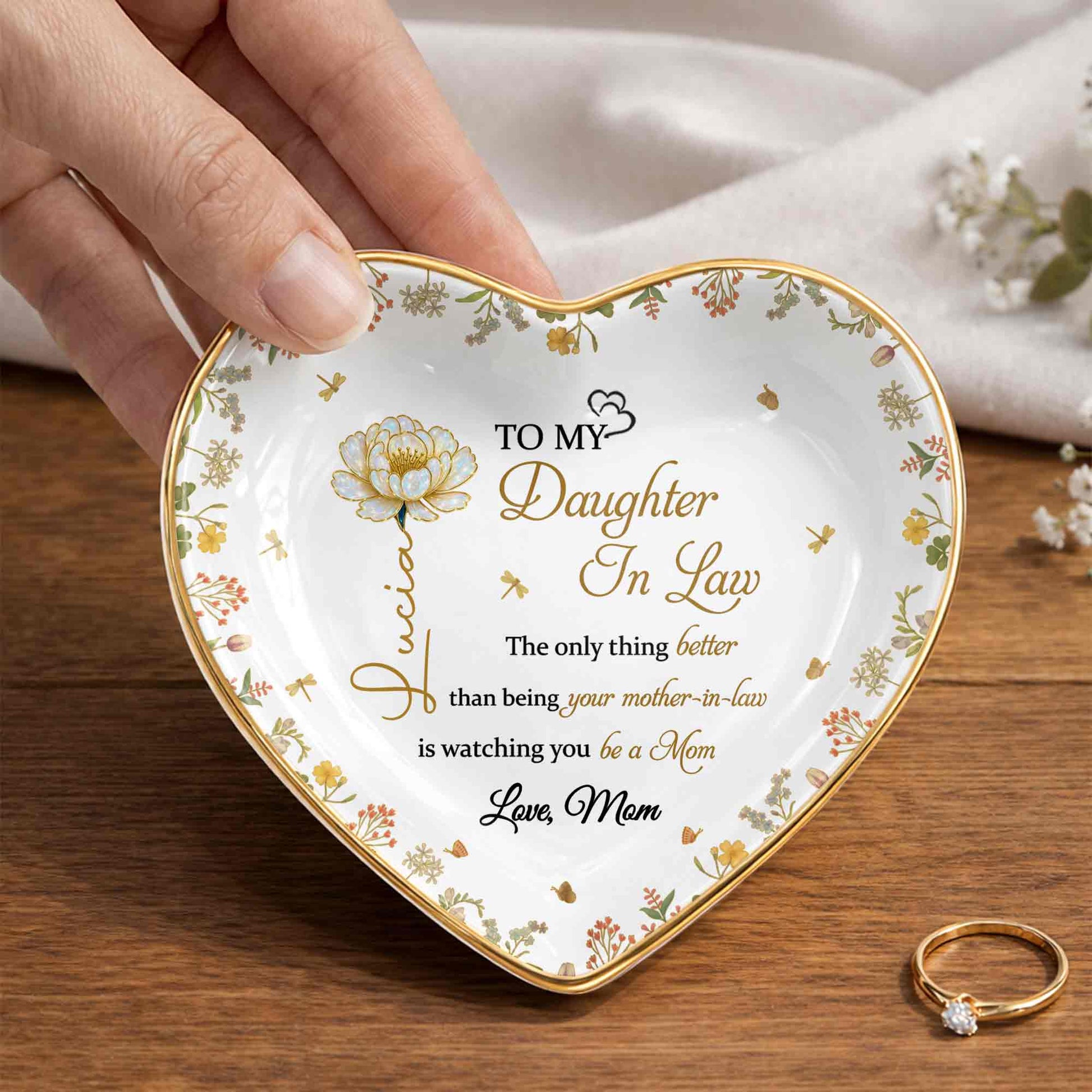 To My Daughter In Law Watching You Be A Mom Flower