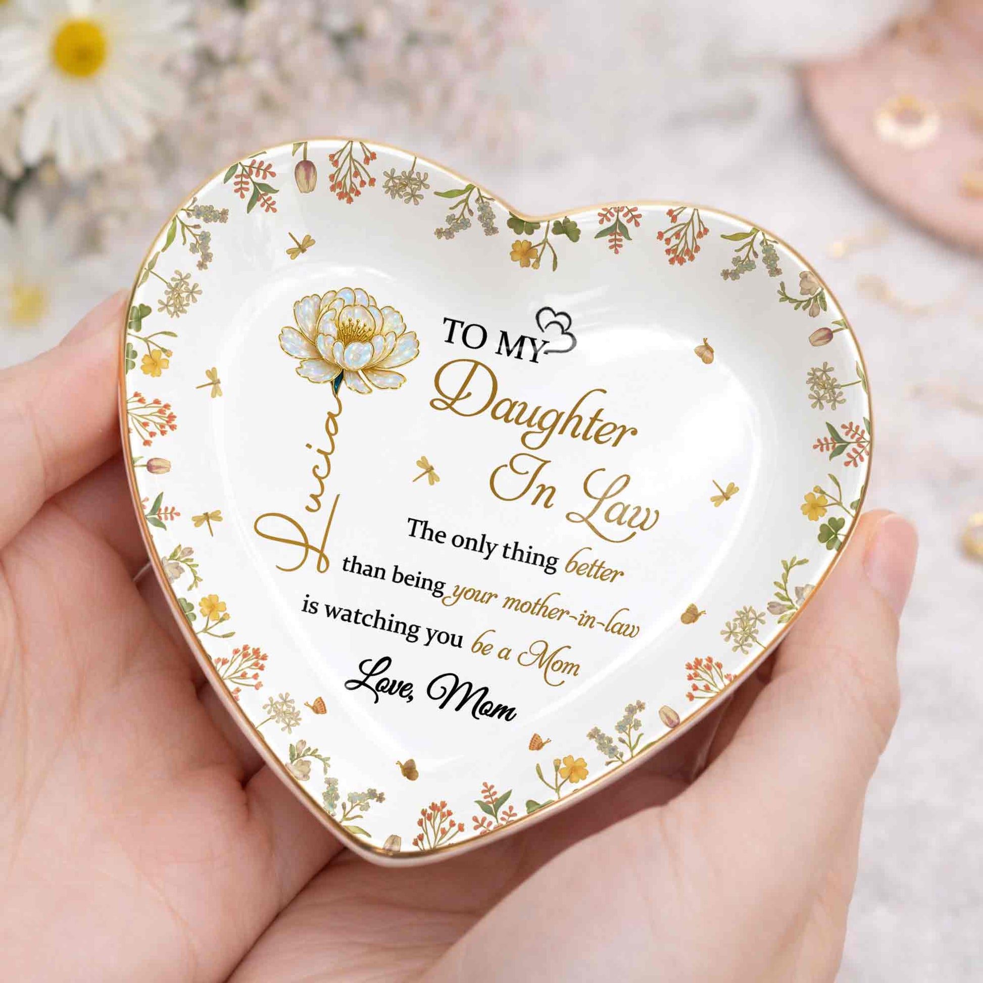 To My Daughter In Law Watching You Be A Mom Flower