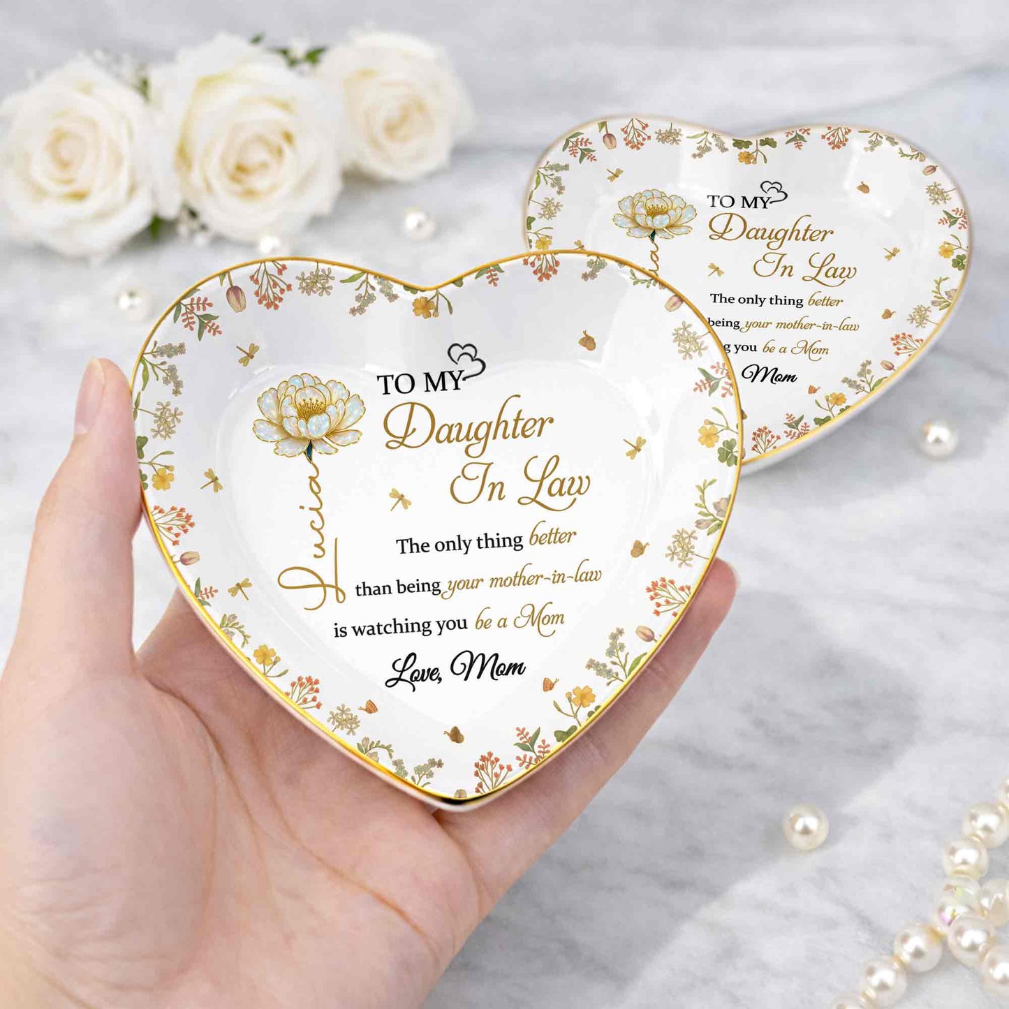 To My Daughter In Law Watching You Be A Mom Flower