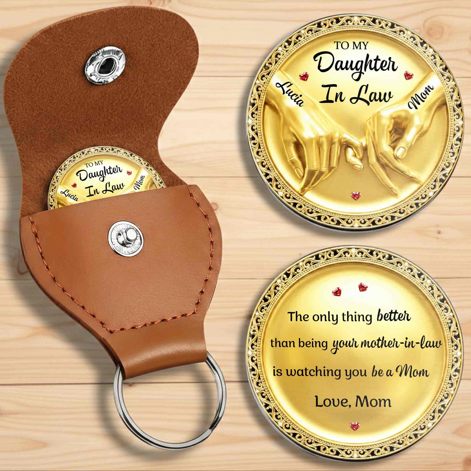 To My Daughter In Law Pinky Swear Hands And Hearts