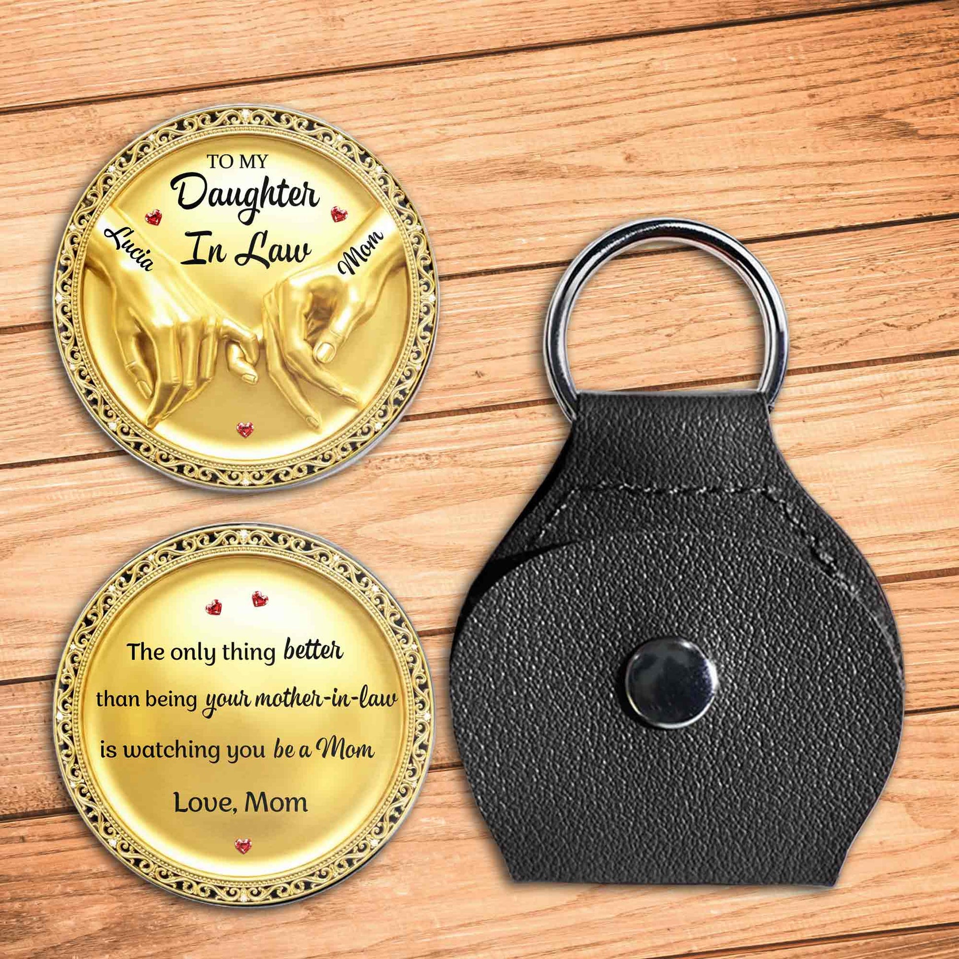 To My Daughter In Law Pinky Swear Hands And Hearts