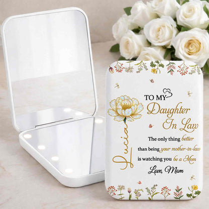 To My Daughter In Law Watching You Be A Mom Floral