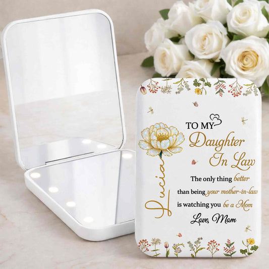 To My Daughter In Law Watching You Be A Mom Floral