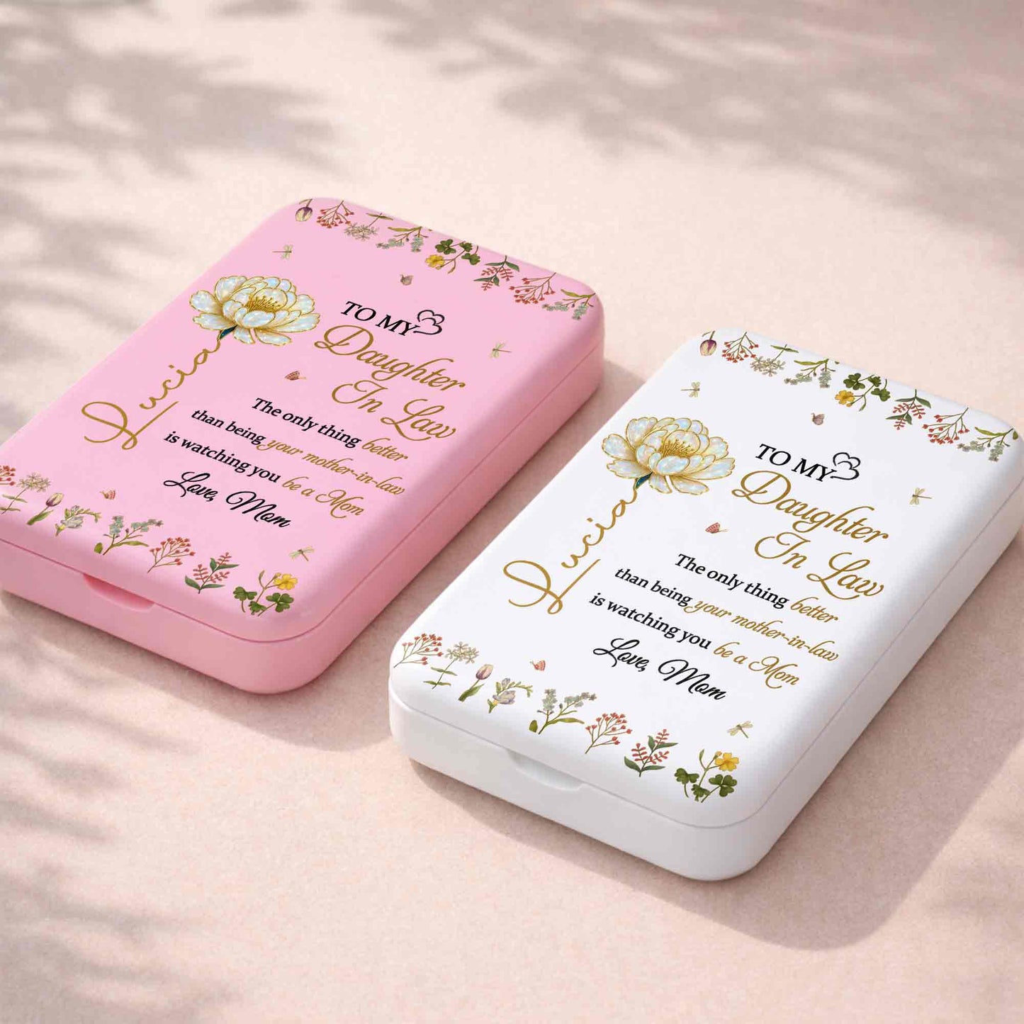 To My Daughter In Law Watching You Be A Mom Floral