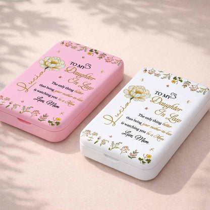 To My Daughter In Law Watching You Be A Mom Floral