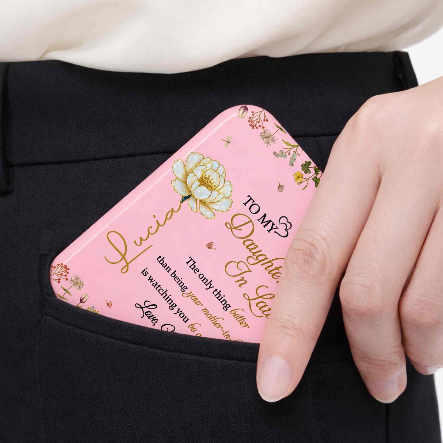 To My Daughter In Law Watching You Be A Mom Floral