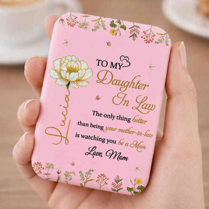 To My Daughter In Law Watching You Be A Mom Floral