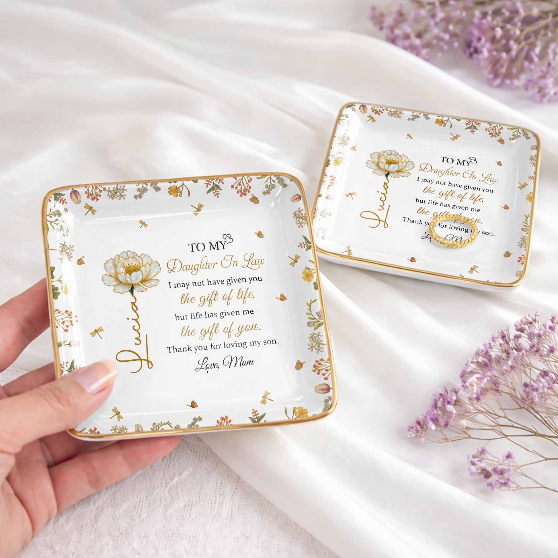 To My Daughter In Law, Flowers and Love