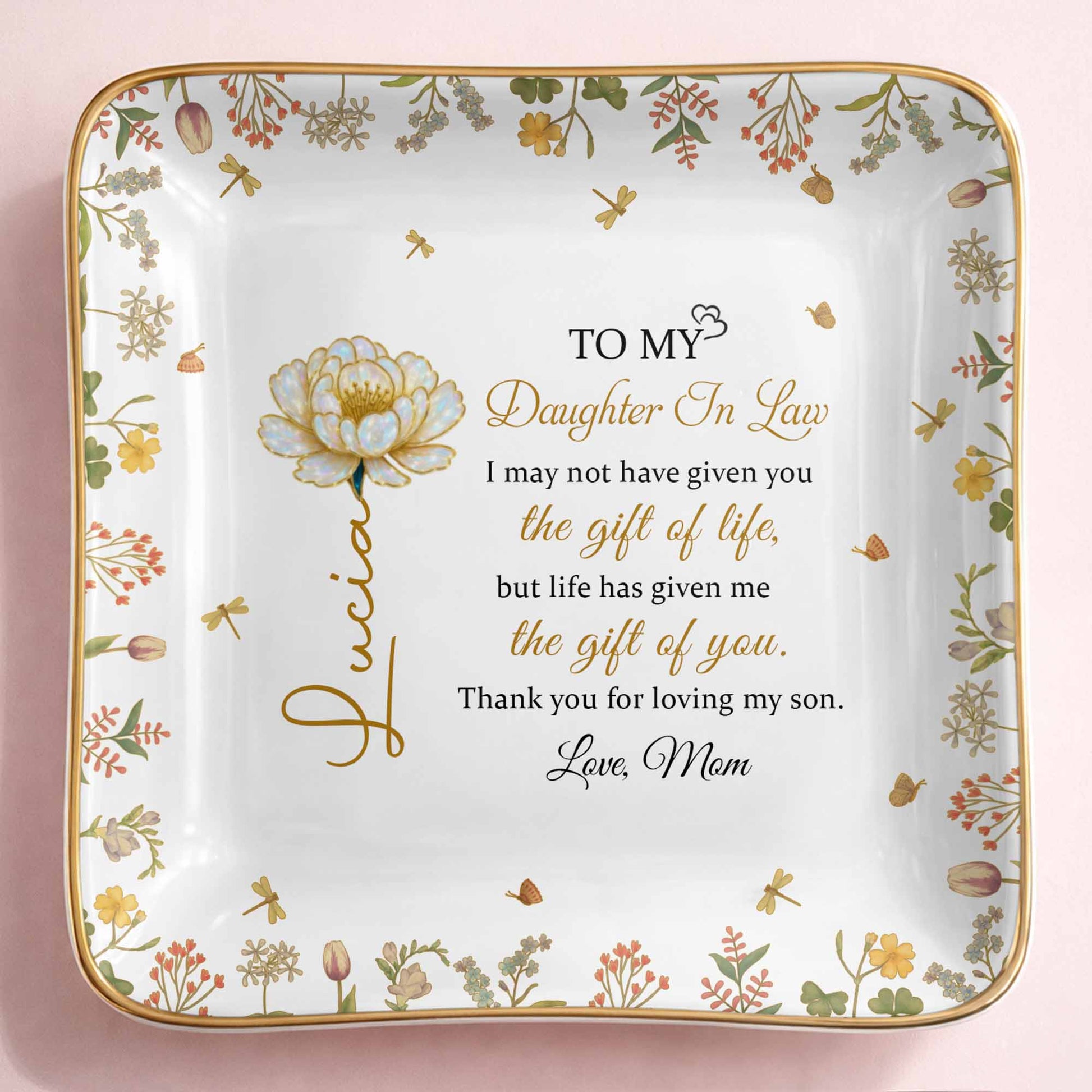 To My Daughter In Law, Flowers and Love