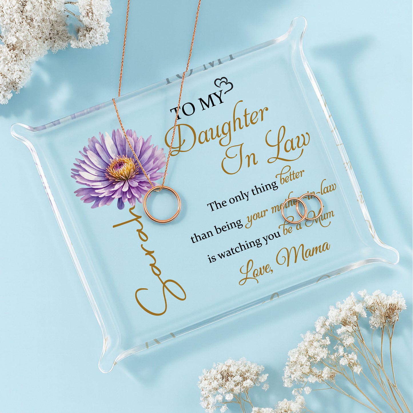 To My Daughter In Law, Watching You Be A Mom, Pansy Flower
