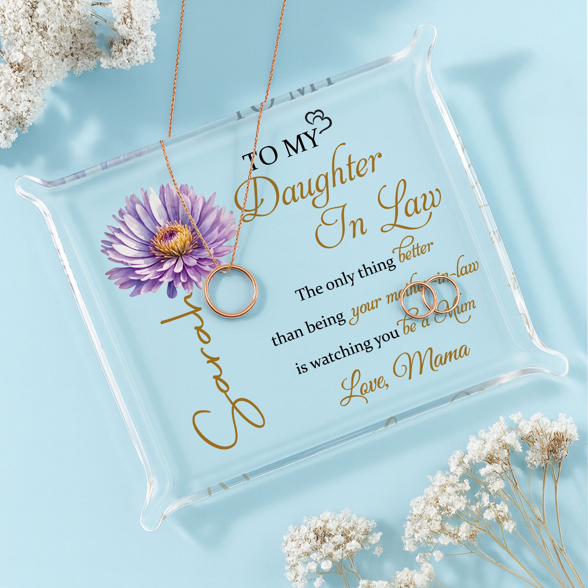 To My Daughter In Law, Watching You Be A Mom, Pansy Flower