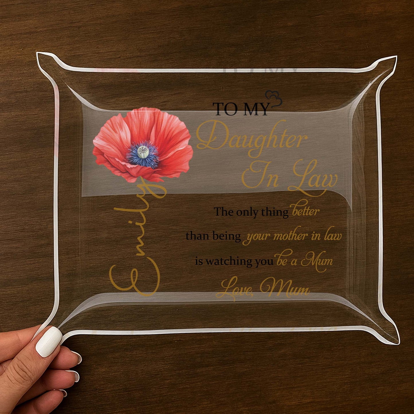 To My Daughter In Law, Watching You Be A Mom, Pansy Flower