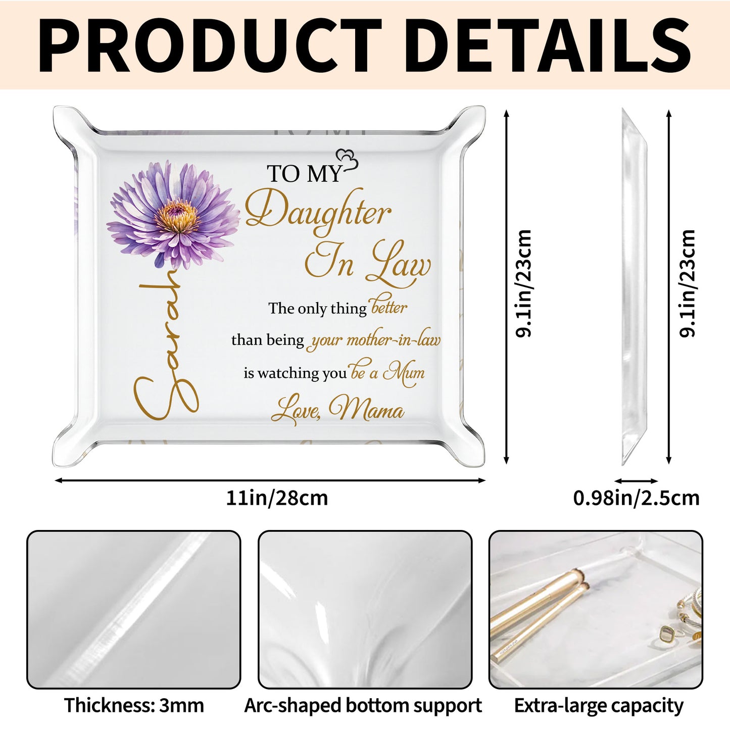 To My Daughter In Law, Watching You Be A Mom, Pansy Flower