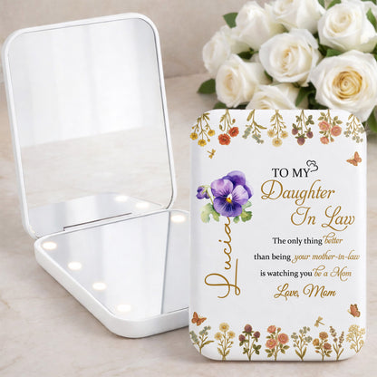 To My Daughter In Law Better Than Being A Mother In Law Flowers