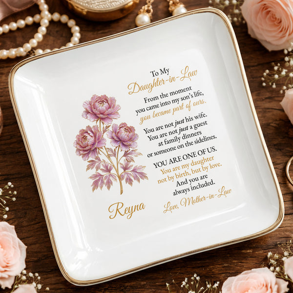 To My Daughter-in-Law, Embrace of Love With Flowers