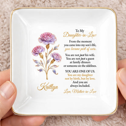 To My Daughter-in-Law, Embrace of Love With Flowers