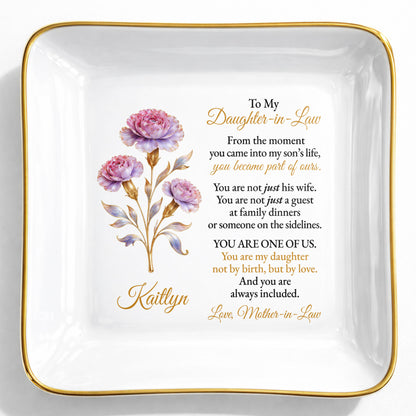 To My Daughter-in-Law, Embrace of Love With Flowers