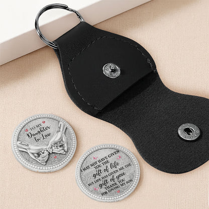 To My Daughter In Law Gift Of You Holding Hands Hearts