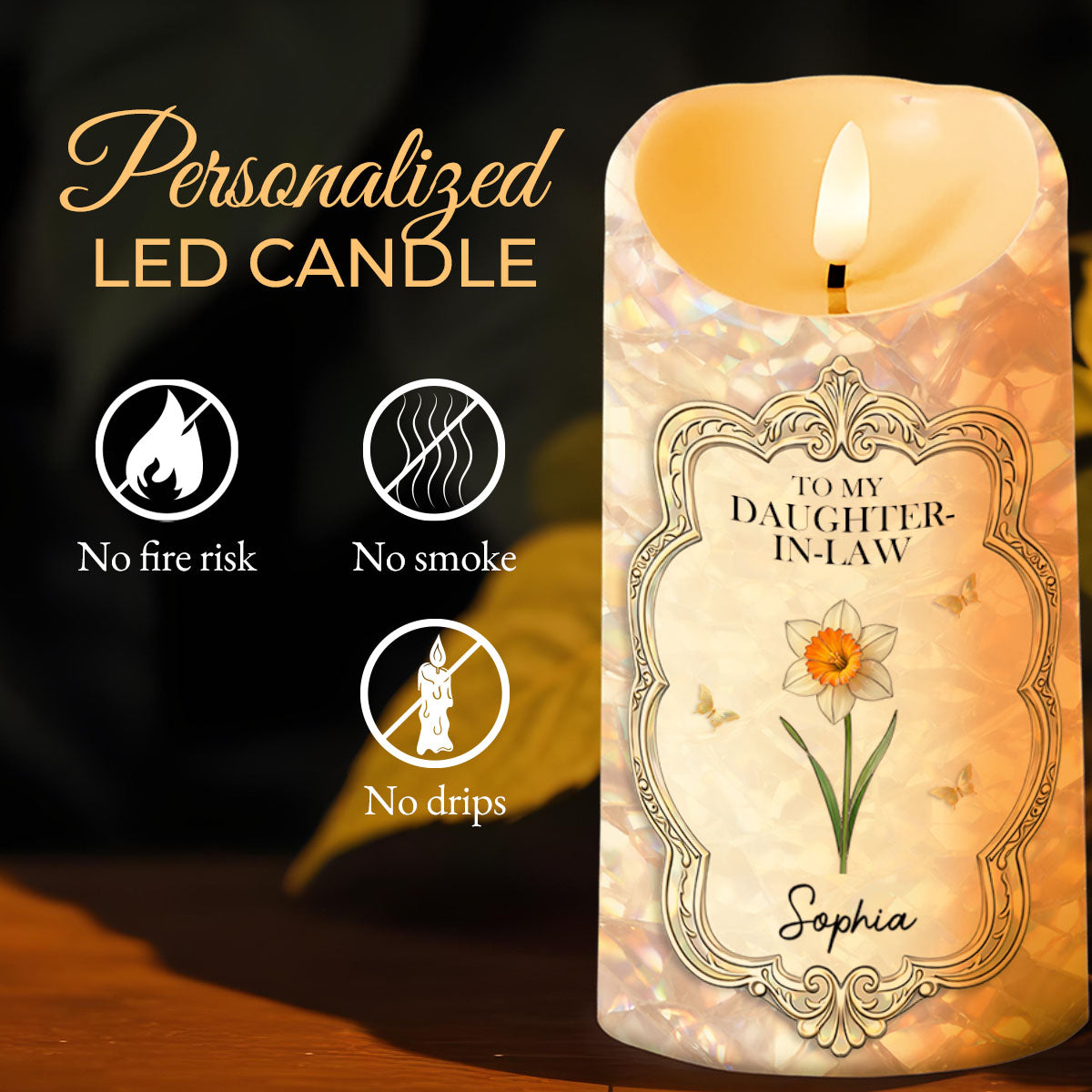 To My Daughter In Law Gift Of You Flower And Butterflies