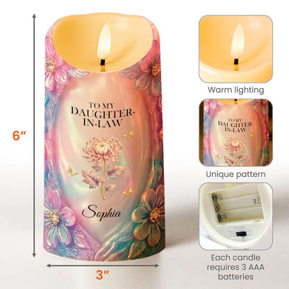 To My Daughter In Law Life Has Given Me The Gift Of You Flowers