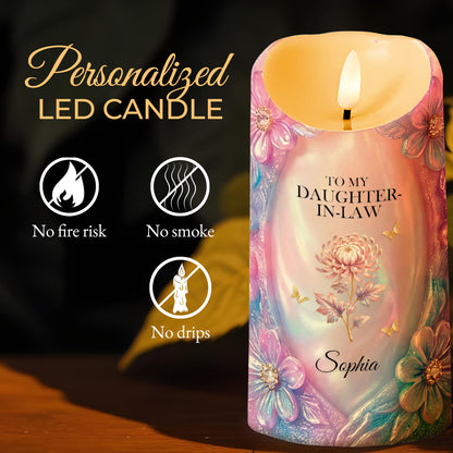 To My Daughter In Law Life Has Given Me The Gift Of You Flowers