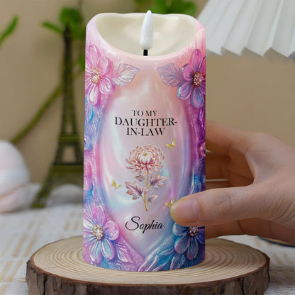 To My Daughter In Law Life Has Given Me The Gift Of You Flowers