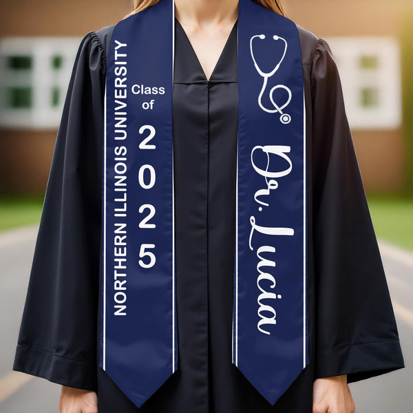 Celebrate Your Achievements, Graduation Cap and Stethoscope