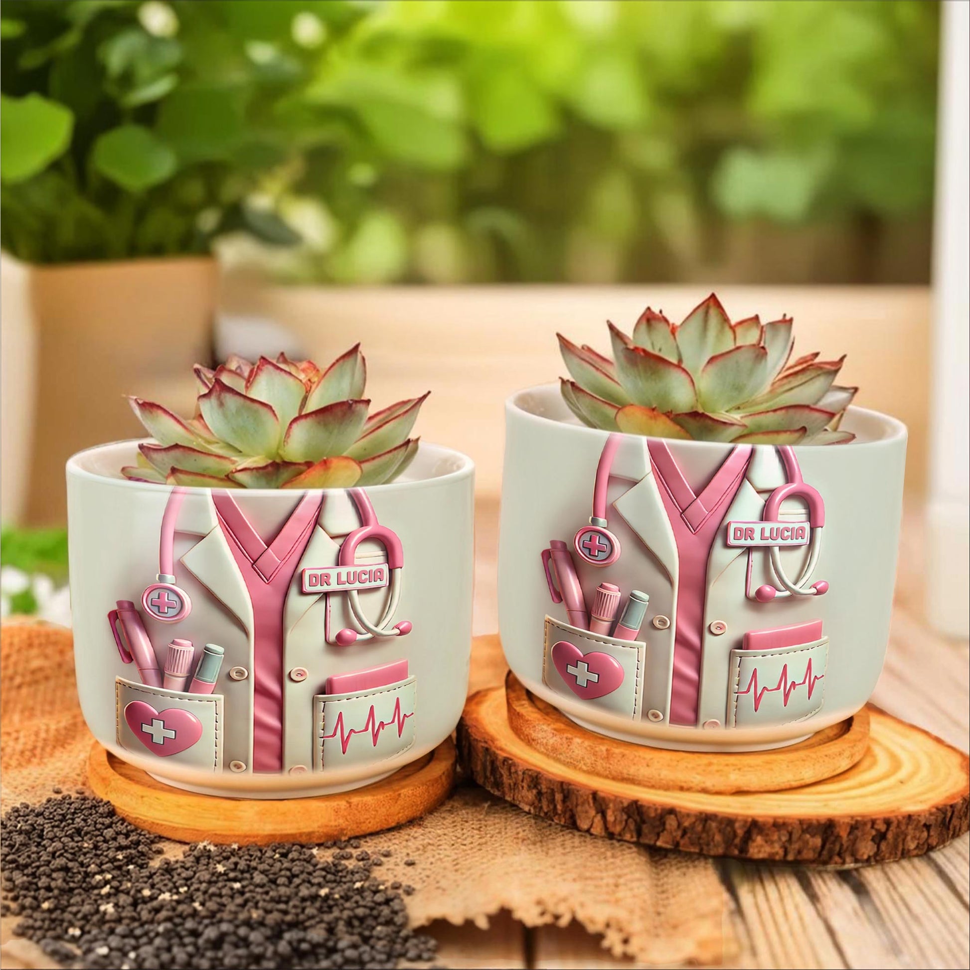 Celebrate A Budding Healthcare Professional, Medical Coat and Stethoscope