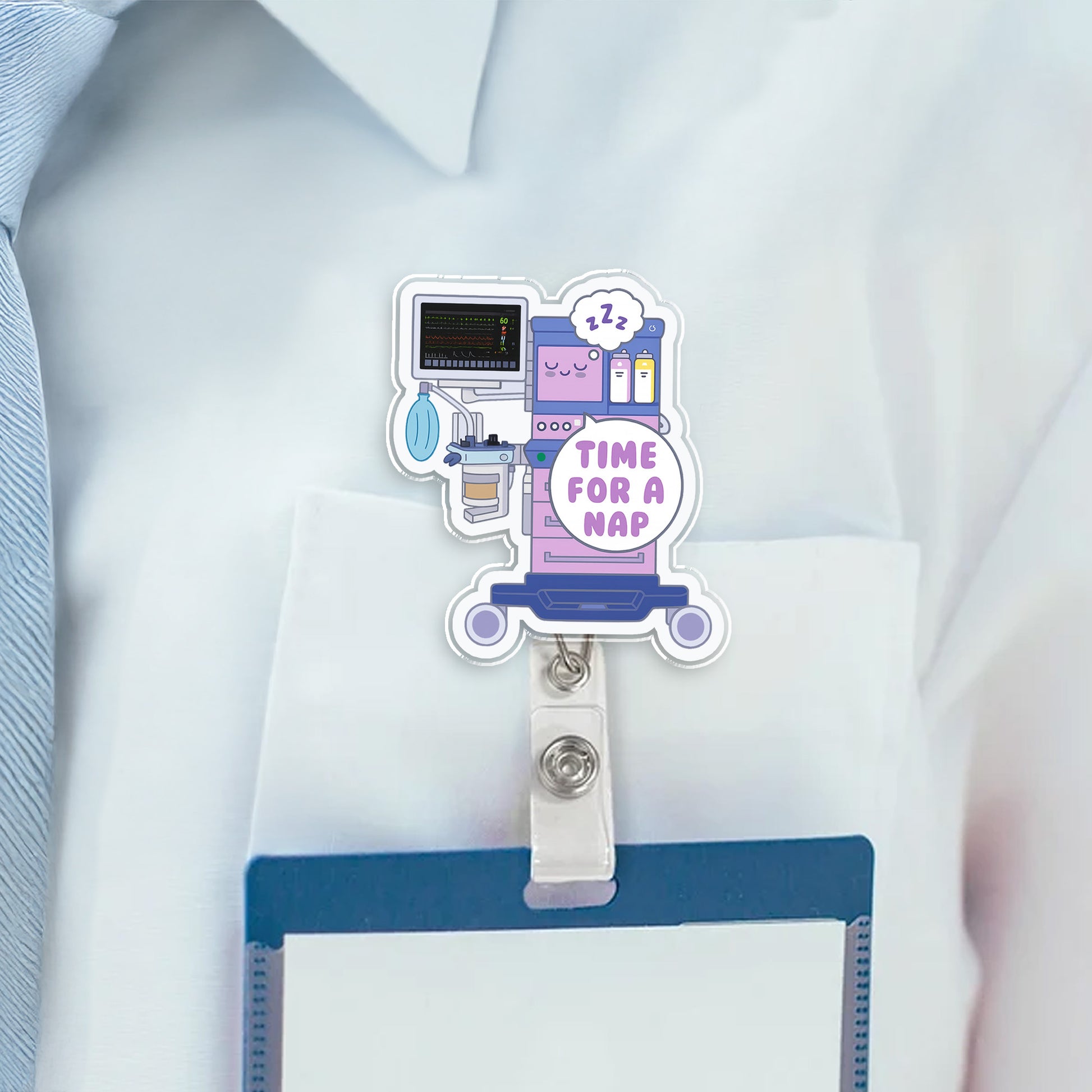 Time For A Nap Featuring Medical Instruments And Robot