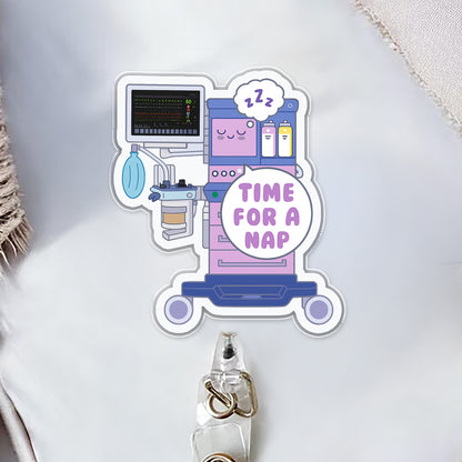 Time For A Nap Featuring Medical Instruments And Robot