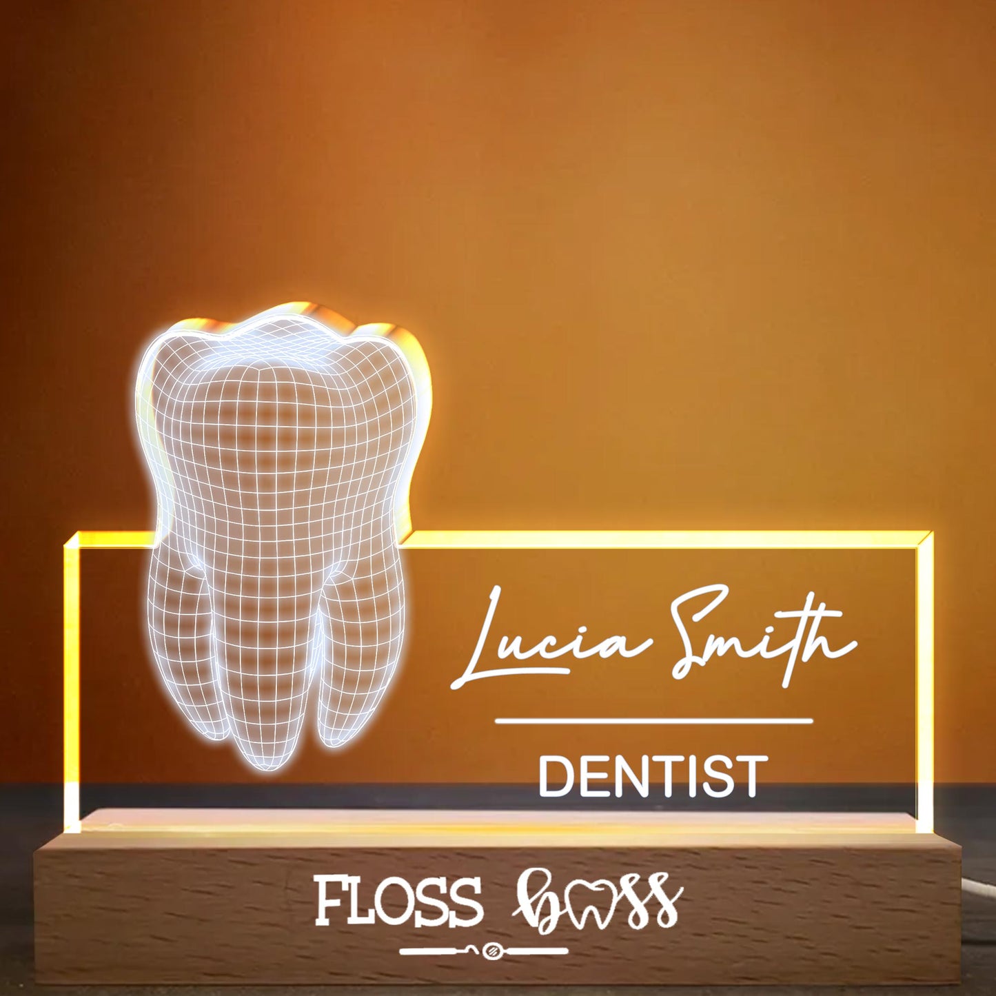 Floss Boss With Elegant Tooth Design