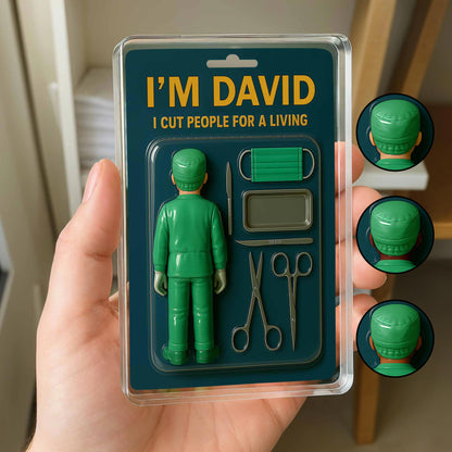 I Cut People For A Living, Surgical Tools and Scrubs - Personalized Custom Acrylic Plaque - DOC015_RECA