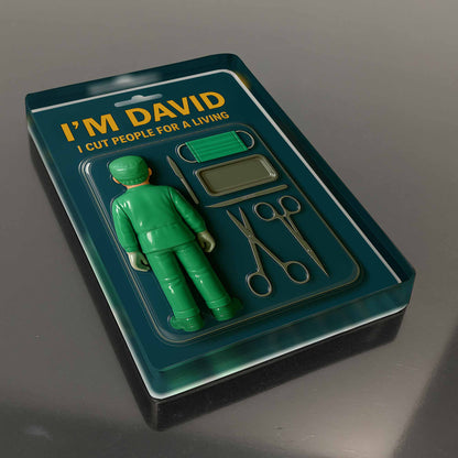 I Cut People For A Living, Surgical Tools and Scrubs - Personalized Custom Acrylic Plaque - DOC015_RECA