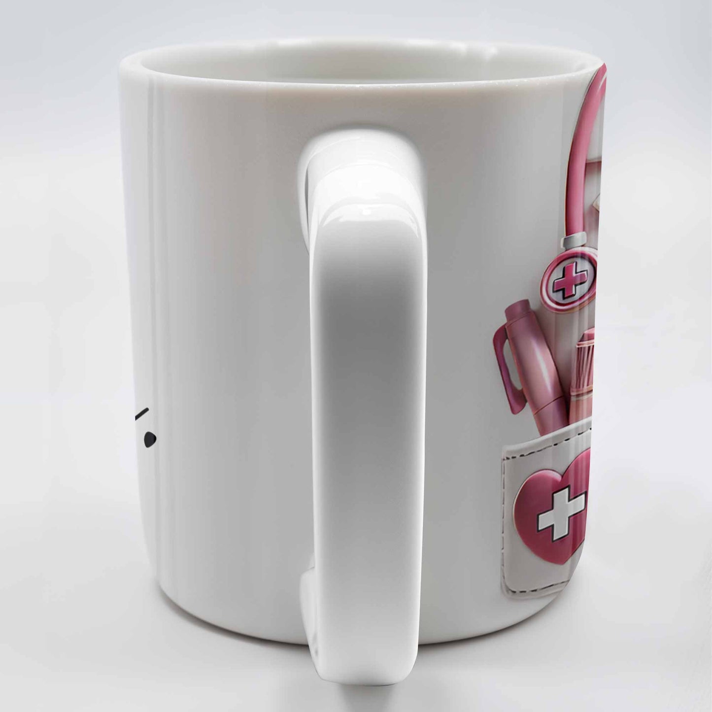 C'est Mademoiselle Madame Docteur, blouse médicale et stéthoscope - Tasse à café personnalisée - DOC016_MG